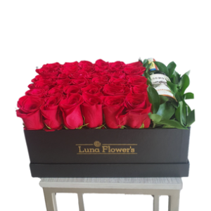 Camila Box 40/45 Rosas + Vino