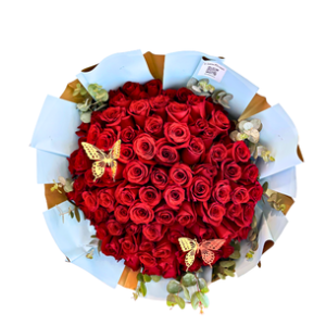 Bouquet de 100 Rosas