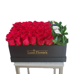 Camila Box 40/45 Rosas + Vino